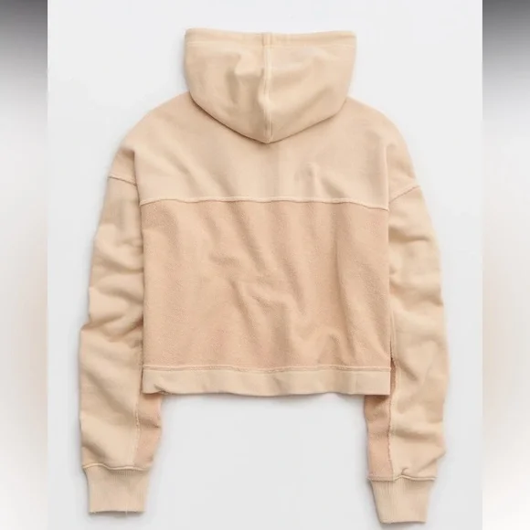 Aerie cropped full zip hoodie - Picture 6 of 8